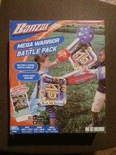 Banzai Mega Warrior Battle Pack Inflatable Kids Sword Mace  2 Shields Set NEW 