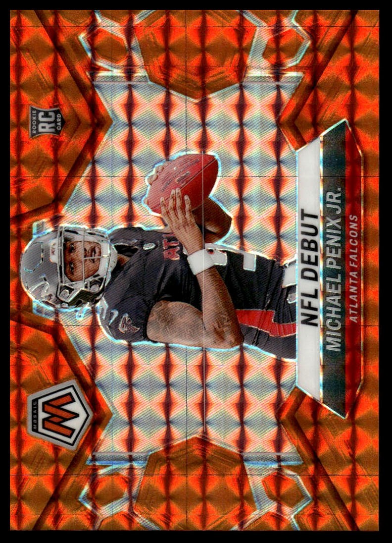2024 Panini Mosaic #274 Michael Penix Jr. Mosaic Orange #/199