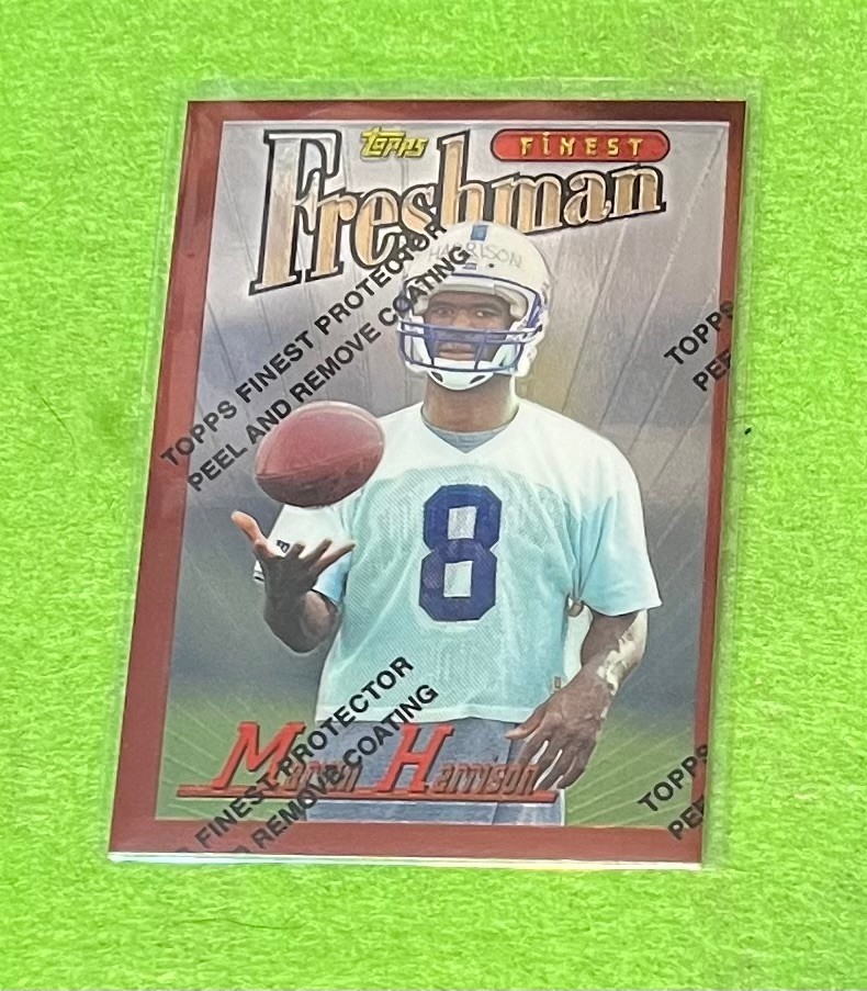 Marvin Harrison 1996 Topps Finest 243 RC  NFL HOF