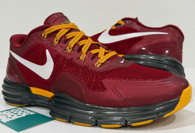 NIKE AIR LUNAR TRAINER 1 TR1 RIVALRY USC TROJANS CRIMSON GOLD MAX 574130-617 9.5