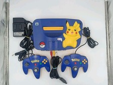 Nintendo 64 Pokémon Pikachu Edition Spielekonsole N64  + 2 Controller 