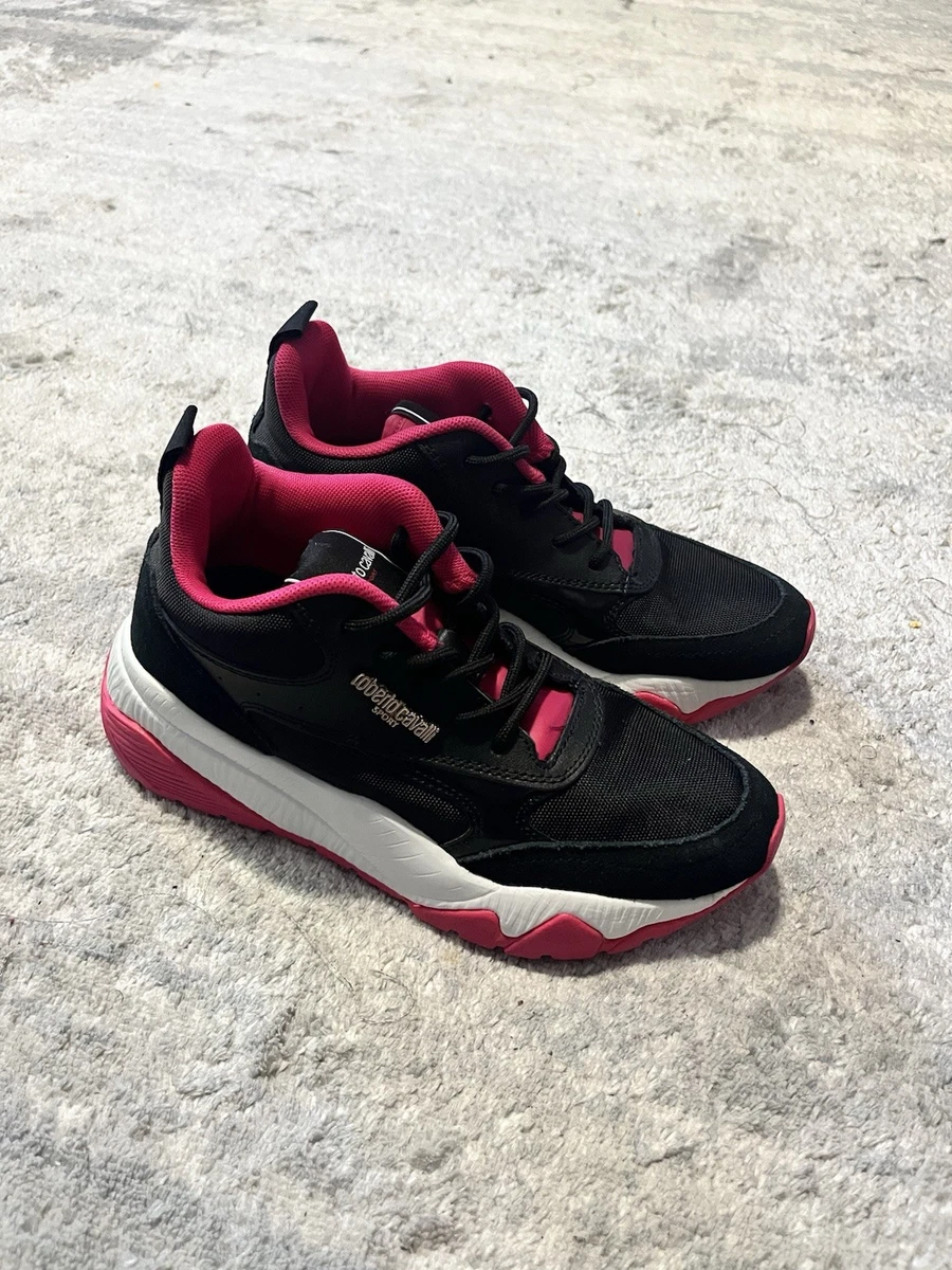 Robert Cavalli Sport Black Sneakers athletic shoes Nwob size 39 Roberto Cavalli Sneakers for Men for sale | eBay main image 2