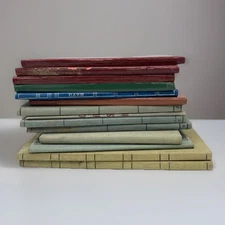 Vtg Lot 14 Handwritten Household Home Expense Budget Ledger Journals 1944-1991