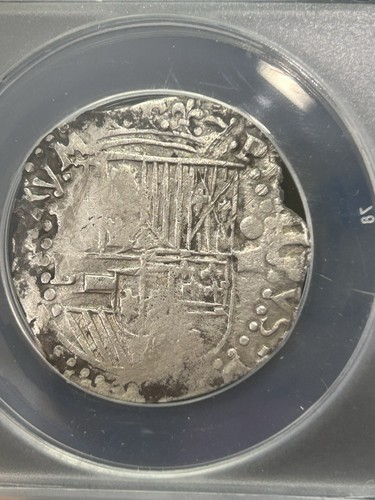 SASA 1555-1598 Bolivia Silver 4 Reales Anacs Vf20 Details - Picture 2 of 5