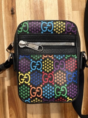 Gucci Multicolor Psychedelic Supreme Small Messenger Bag