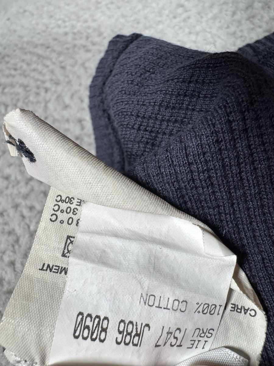T-shirt Henley Raf Simons Collection Automne-hiver 2008/2009 - Motif Floral Et Logo - Taille 46 - Neuf Sans étiquettes