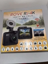 Rove R2-4K Car Dash Cam Built-in WiFi & GPS, Parking Mode - 4K Ultra HD 2160P
