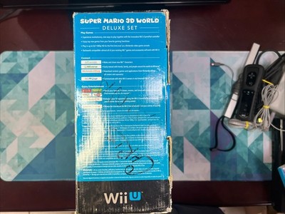 Nintendo Wii U 32GB - Super Mario 3D World Deluxe Set W Box And