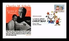 US COVER CHARLIE BROWN CHRISTMAS FDC PANDA THERMOGRAPHED CACHET PICTORIAL CANCEL