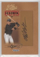 2005 Donruss Leather & Lumber Lumber Cuts 32/256 Miguel Negron #LC-164 Auto 0b2