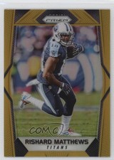 2017 Panini Prizm Gold Prizm /10 Rishard Matthews #55 4f5