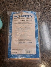 8 Genuine Kirby Vacuum Cleaner Bags MICRON MAGIC FILTRATION BAGS for G4 G5 OEM