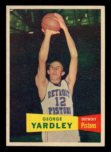 George Yardley #2 1957 Topps card