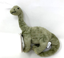 Dakin Mini Brontosaurus Plush Dinosaur 7" Stuffed Animal Green Applause NWT
