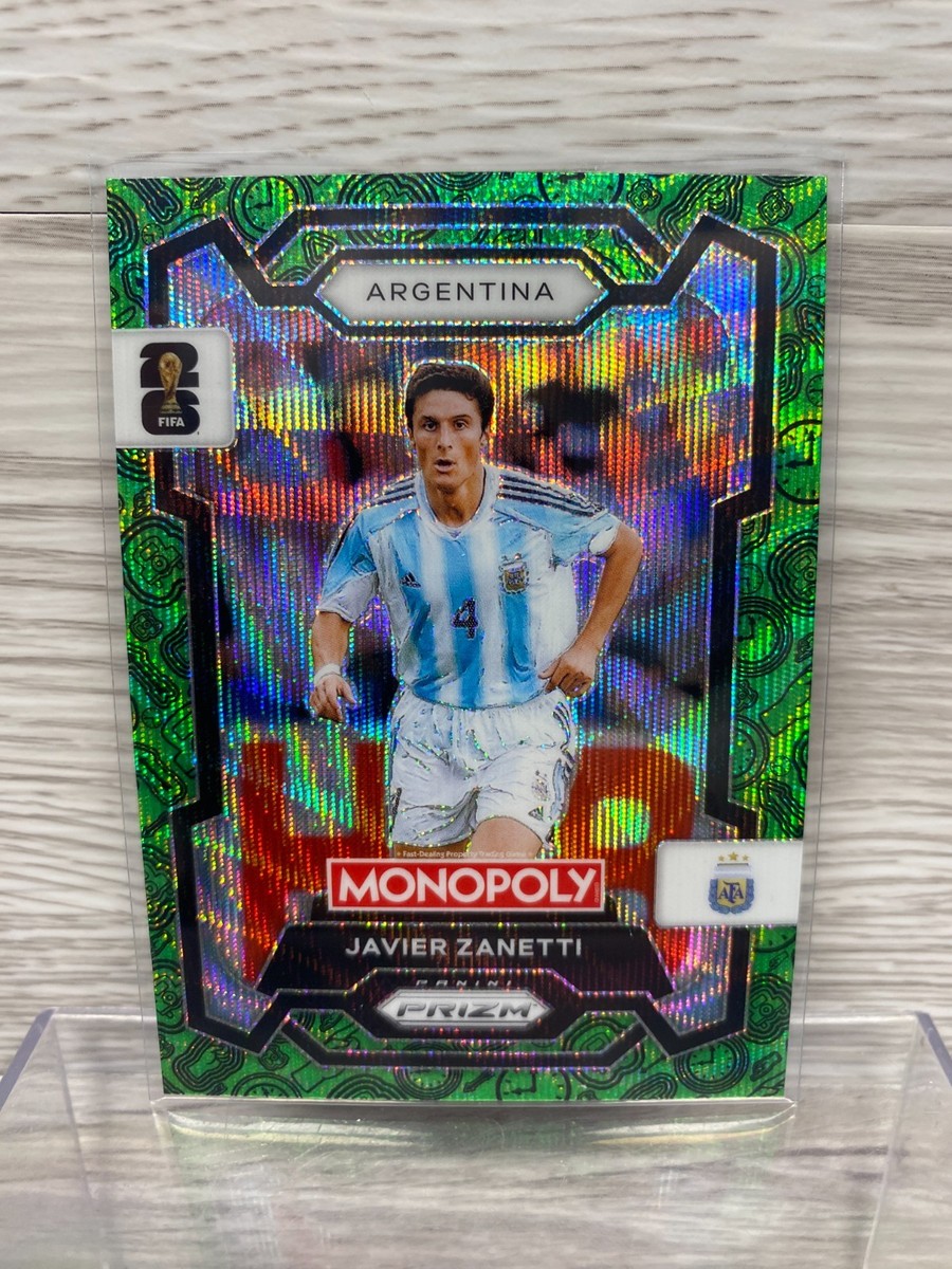 Javier Zanetti 2026 Monopoly FIFA World Cup Prizm Green Prizm