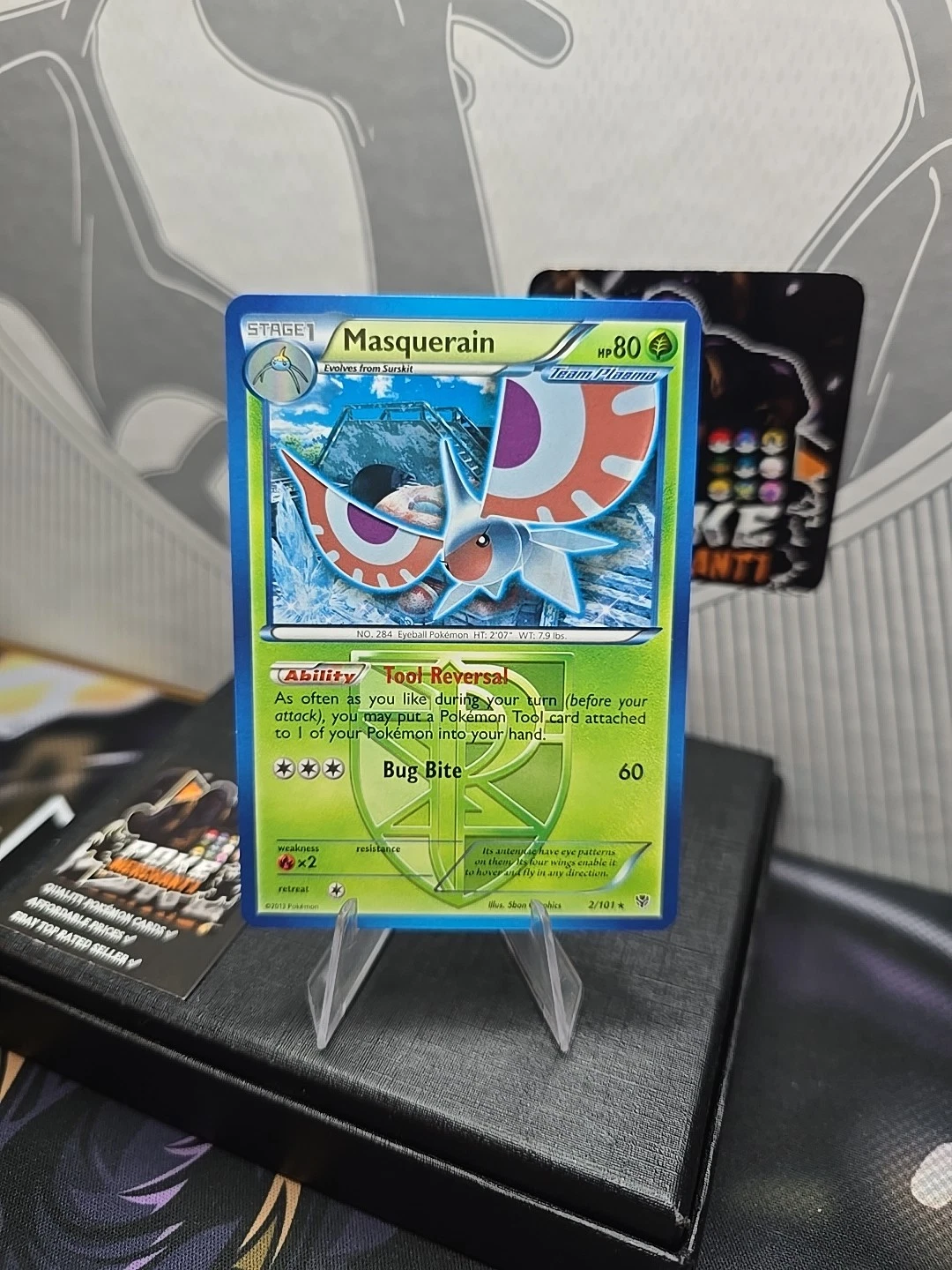 Pokemon - Masquerain - 2/101 - Rare - Plasma Blast - NM