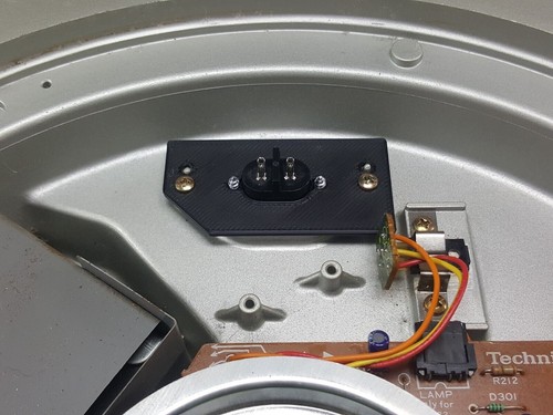 Technics SL 1210 MK2 MK3 MK3D M3D MK5 MK6 externer IEC Stromanschluss - Bild 14 von 21
