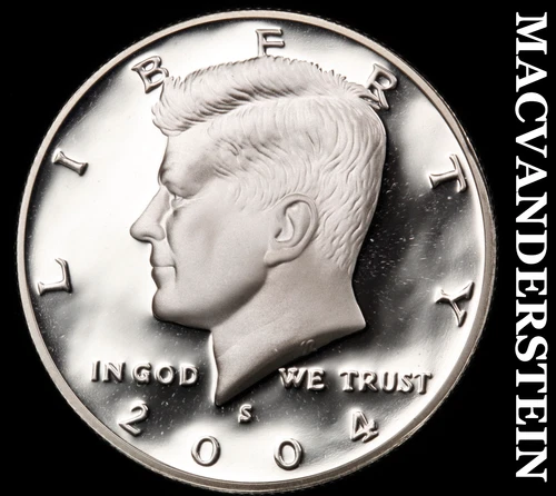 2004-S Silver Kennedy Half Dollar - Choice Gem Proof  Lustrous  #i7672