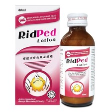 Original RidPed Lotion 60ml Benzyl Benzoate 25 Head Lice Care