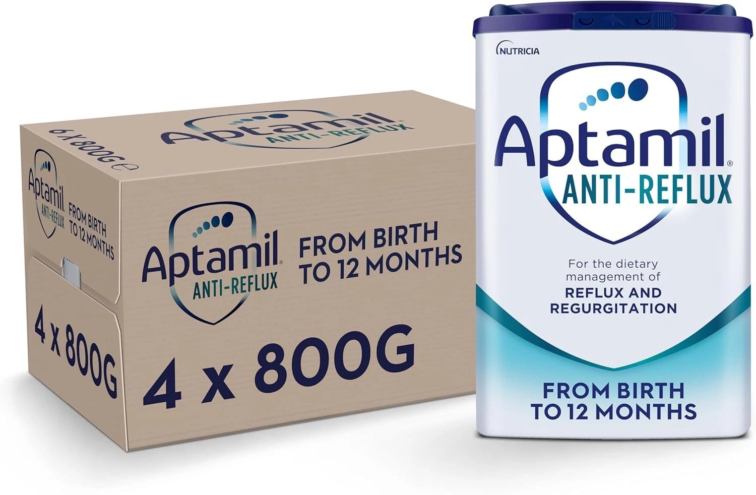 Aptamil Anti-Reflux from Birth 800 g, Pack of 4
Opens in a new window or tab