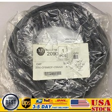 NEW Allen-Bradley 2090-CFBM6DF-CBAA20 20M Servo Motor Power Cable US Free Tax