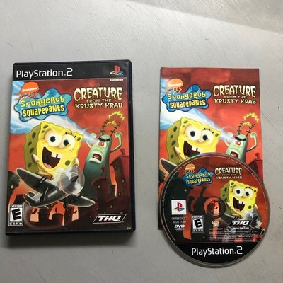 Spongebob Creature From The Krusty Krab - Sony PlayStation 2 PS2 Complete