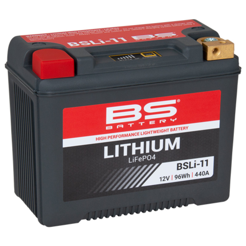 Batterie lithium BSLI-11 BS BATTERY pour partir en voyage moto sans panne