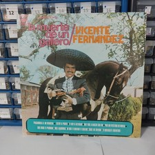Vicente Fernandez La Muerte De Un Gallero LP CBS Mexico Ranchera Vinyl 1977