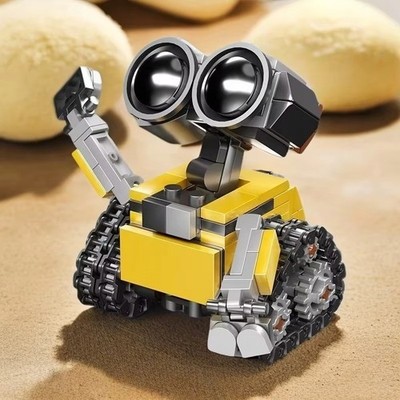 Wall.E Eve Robot Building Block Toy Small Particle Assembly Model Figure Gift