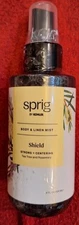 Sprig By Kohler Body & Linen Mist Rosemary & Tea Tree 4 fl.oz Shield, New
