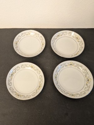 (4) Sterling Fine China Japan  Florentine  Dessert Bowls 5.5'' Dia. VGC