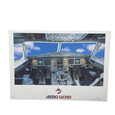 Postkarte Flugzeug Airline Issue Aero Lloyd Cockpit Airbus A320321 Ansichtskarte