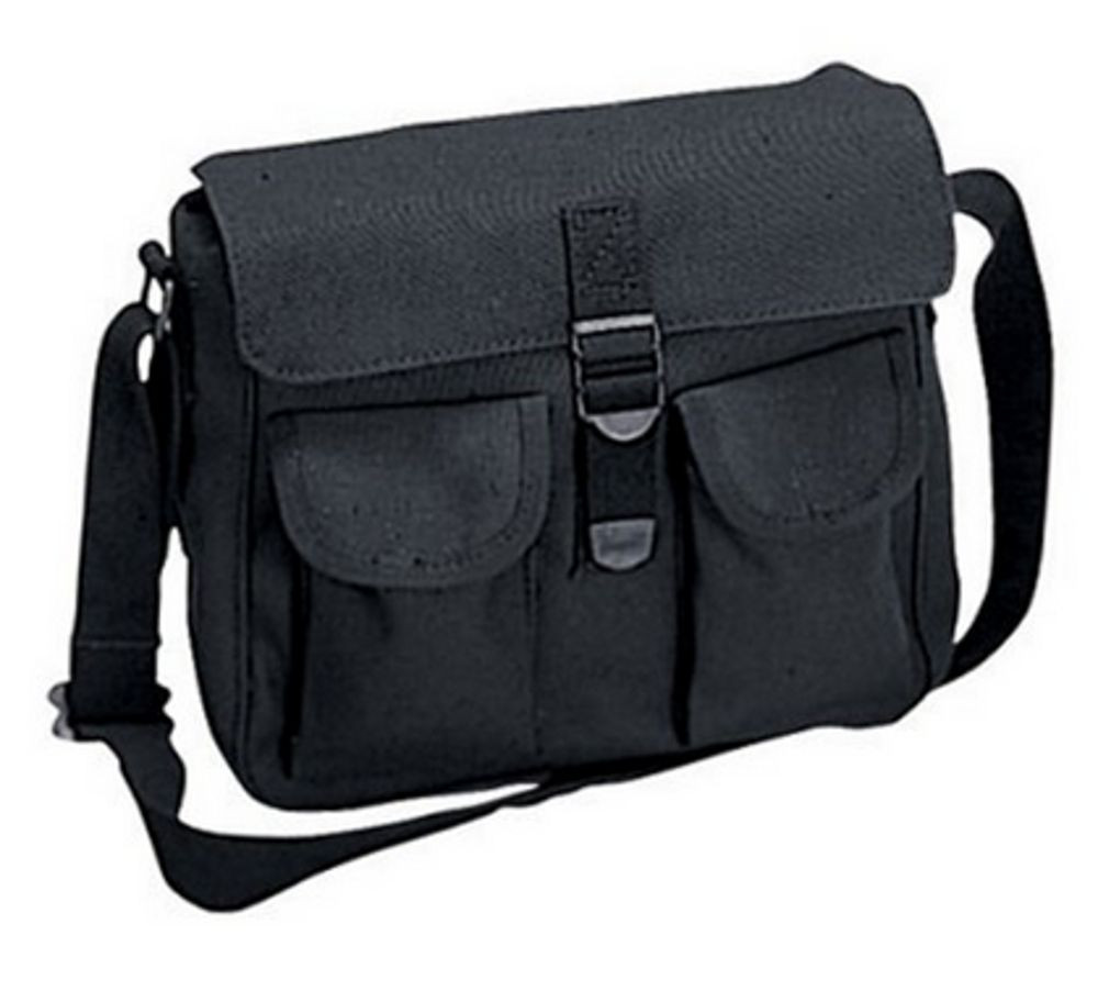 Rothco 2278 Canvas Ammo Shoulder Bag - Black