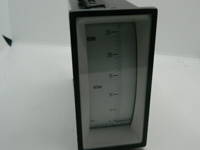 1x Wika 614.11. Manometer Panel mount pressure gauge 0-25 bar