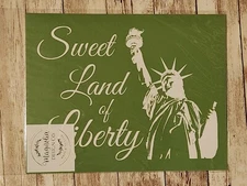 Magnolia Design Co Adhesive Reusable Silkscreen Stencil 🇺🇸 Lady Liberty