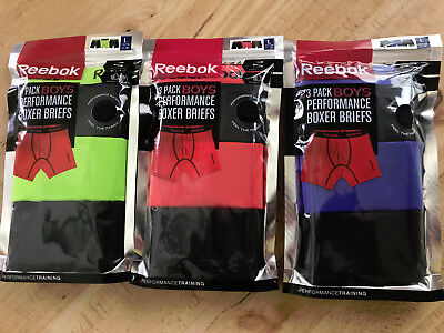 Reebok Boxer Briefs Size Chart