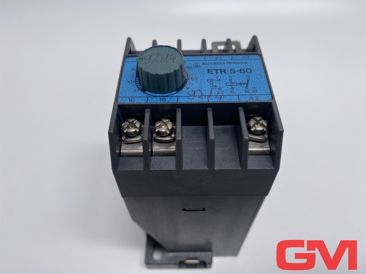 Usado Relé electrónico de tiempo de Klöckner Moeller - ETR4-11-A 10108