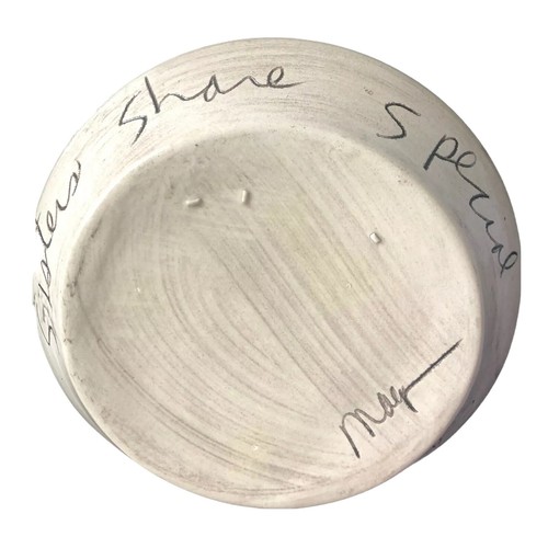 Sandra Magsamen Signed Pottery Plate Bowl - Picture 3 of 7