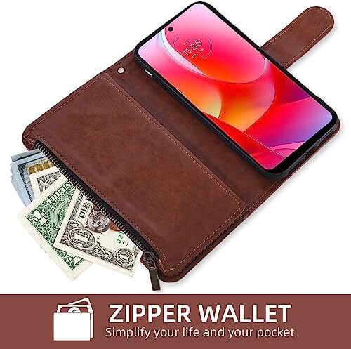 Phone Case for Motorola Moto G Power 2022/MotoG Play 2023/G Pure 2021 Wallet Cov - Picture 6 of 6