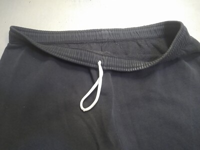 VINTAGE Fashion Victim Sweatpants Men's Large Black Skater Skull