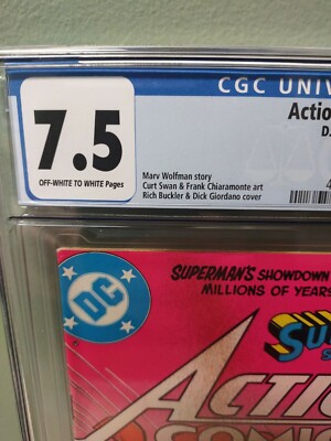 ACTION COMICS #516 CGC 7.5 