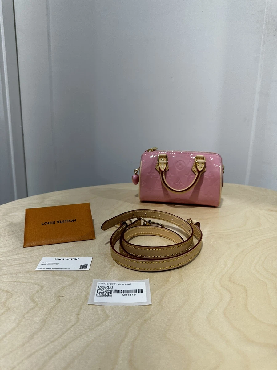 louis vuitton pink nano speedy