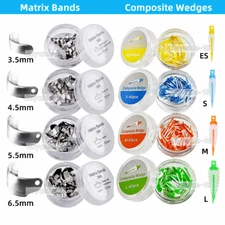 Dental Matrix Bands Strata Wedges Soft Face Cervical Seal Diastema Wedge