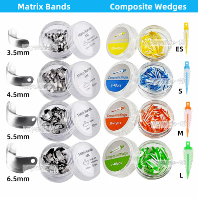 Dental Matrix Bands Strata Wedges Soft Face Cervical Seal Diastema Wedge