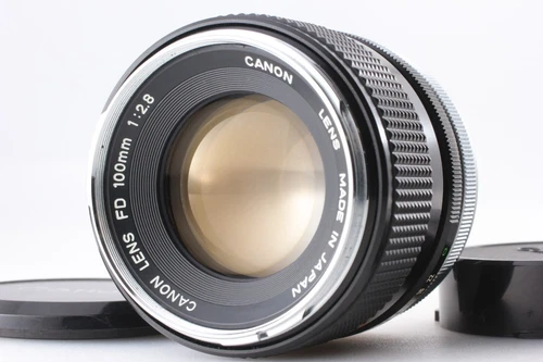['O'Lens MINT ] Canon FD 100mm f2.8 MF Portrait Rare O Lens for SLR JAPAN