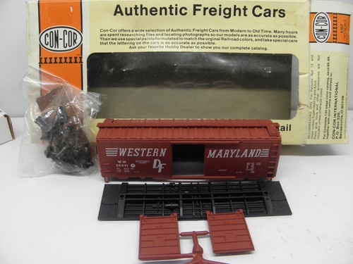 CON-COR 40' PS-1 BOXCAR WESTERN MARYLAND - WM #36041 - KIT ESCALA HO | Zustand: New