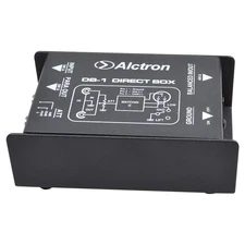 Alctron DB-1 Passive Direct Box 1-CH Passive DI Box for Keyboard Guitar Bass