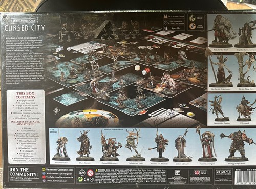 Warhammer Quest Cursed City Box Set Games Workshop UNOPENED NEW SEALED - Picture 2 of 2