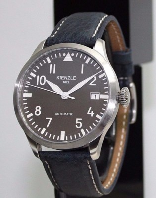 KIENZLE  Aerotool  Automatik Sellita SW400 Herrenuhr Leder Armband  5 BarW.R.   