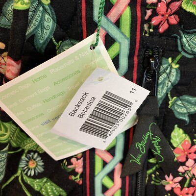 Vera Bradley Botanica Back Sack Retired Like New Vera Bradley | Bags | Vera Bradley Botanica Back Sack  main image 2
